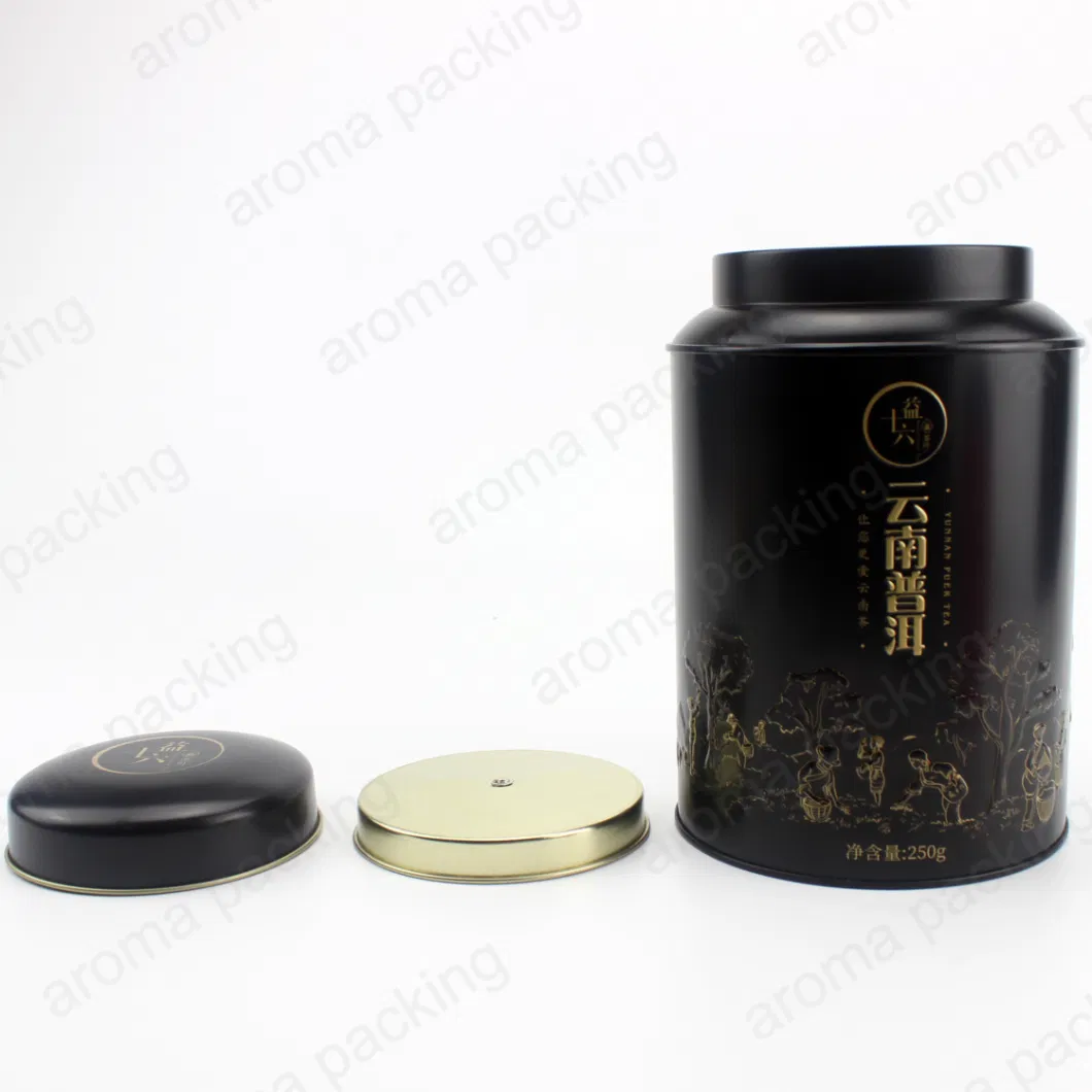 Wholesale Home Goods Large Metal Tin Cans for Tea Storage