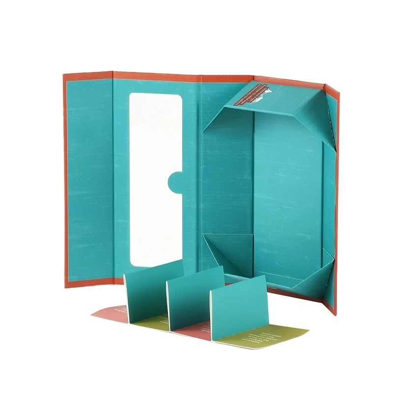 Metal Feel Gift Box Folding Paper Gift Packaging with High Quality