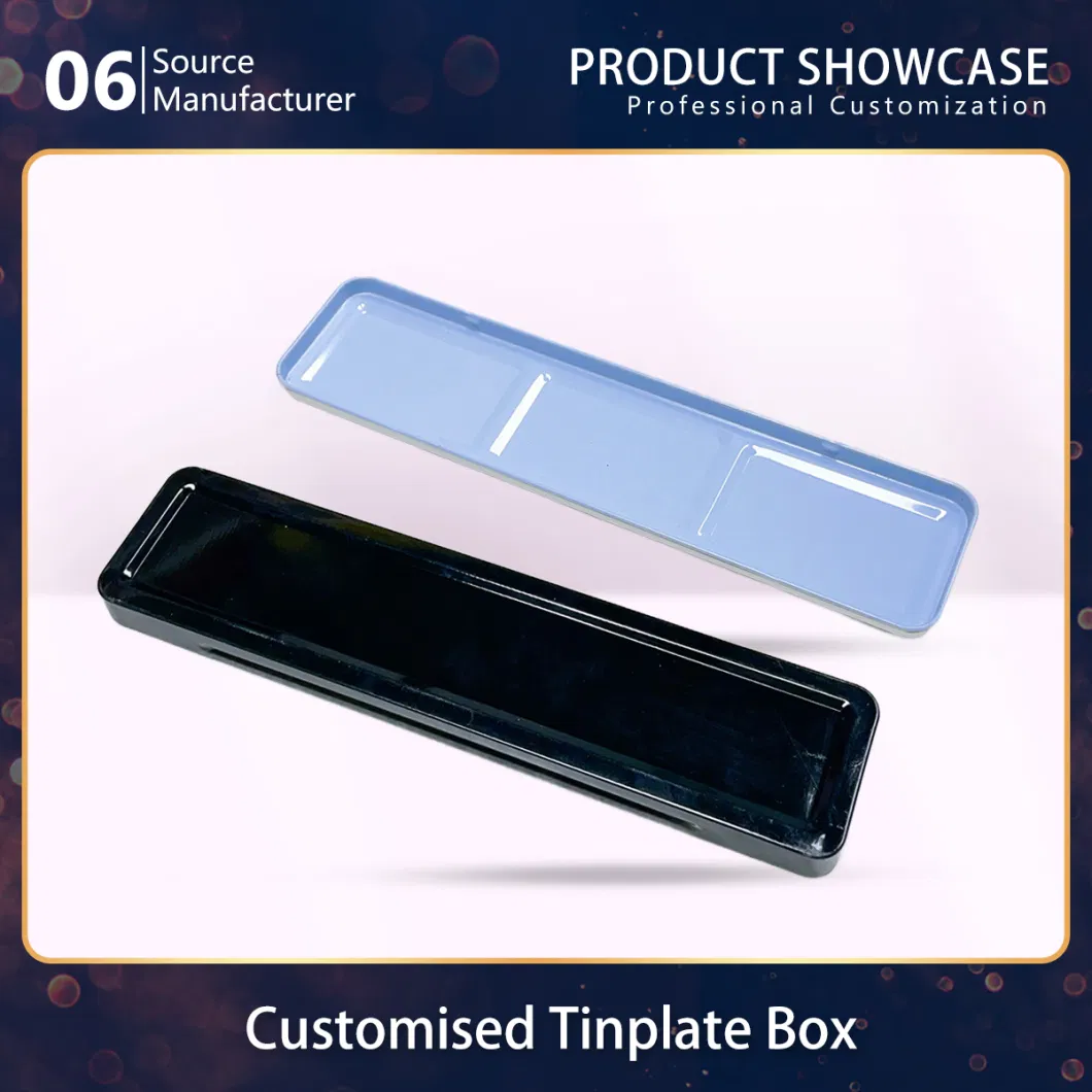 Wholesale Simple Strip Tin Box Mini Fashion Metal Box