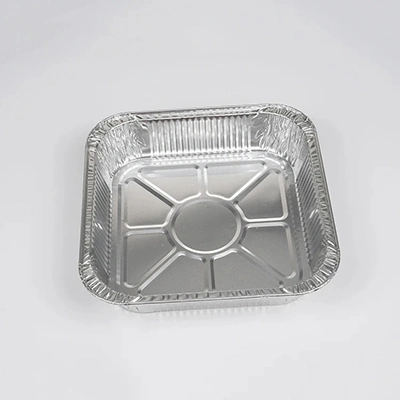 Small Aluminum Foil Containers with Lids, Freezer Tins, Disposable Baking Tray for Food, Take out, Individual Foil Pans with Clear Lids for Leftover Storage