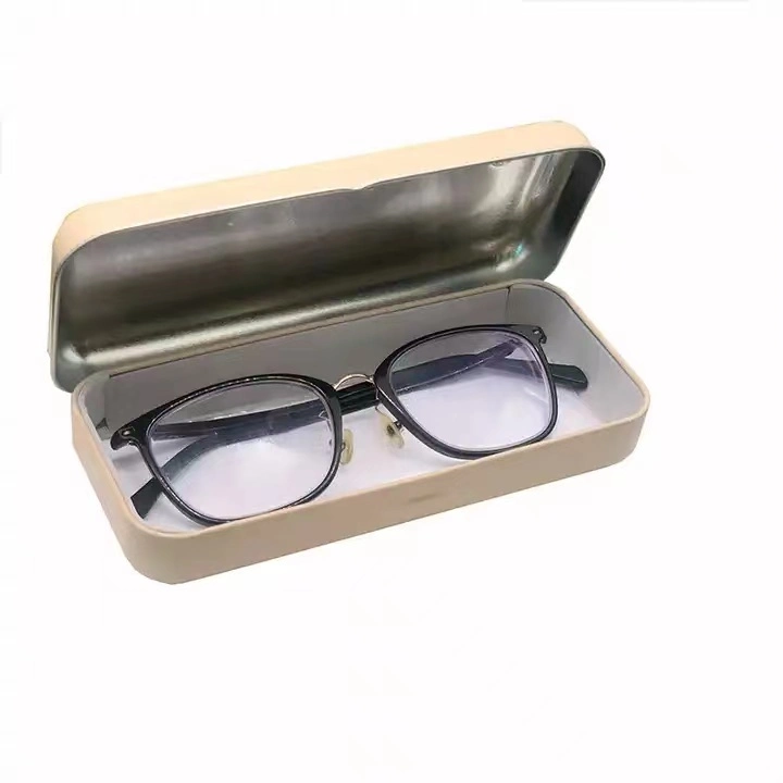 Various Custom Colored Glasses Metal Boxes with Hinged Boxes Pencil Cases