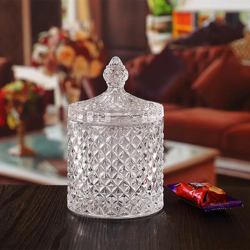 Small Decorative Gummy Buffet Glass Jar for Wedding