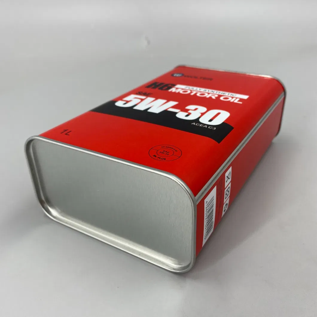 Empty Metal Packaging Rectangular Tin Can for Machine Engine Oil