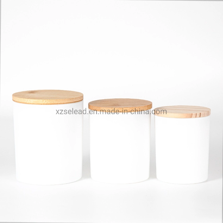 Empty 100ml 250ml 8oz Amber Round Glass Candle Jar Container with Metal Lid 9oz Candle Glass Jar