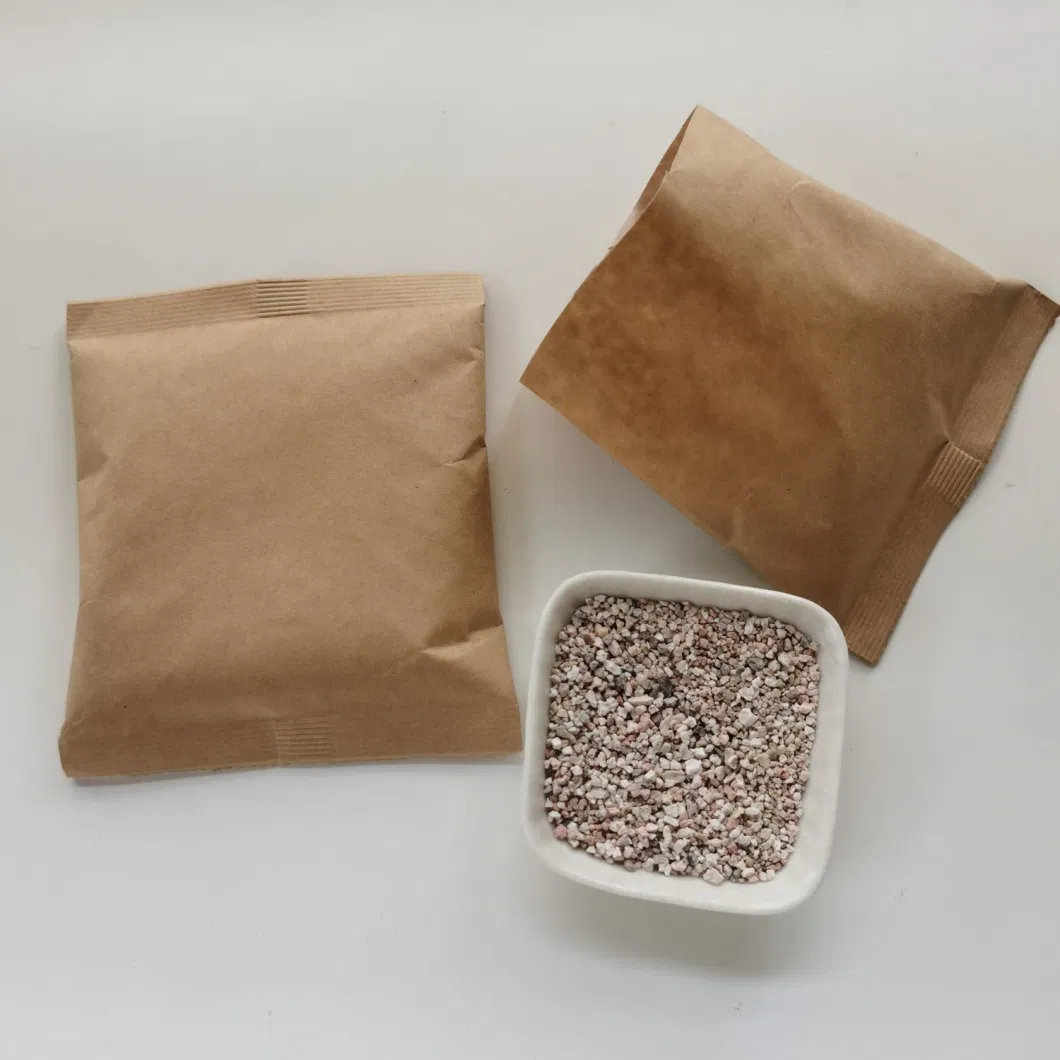 Back Sealed Kraft 4 Units Montmorillonite Desiccant for Leather/Case/Shoes/Garment