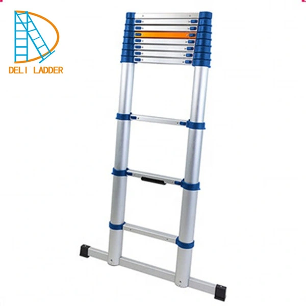 New Design Black Color 3.2m/10.5FT Aluminium Telescopic Ladder