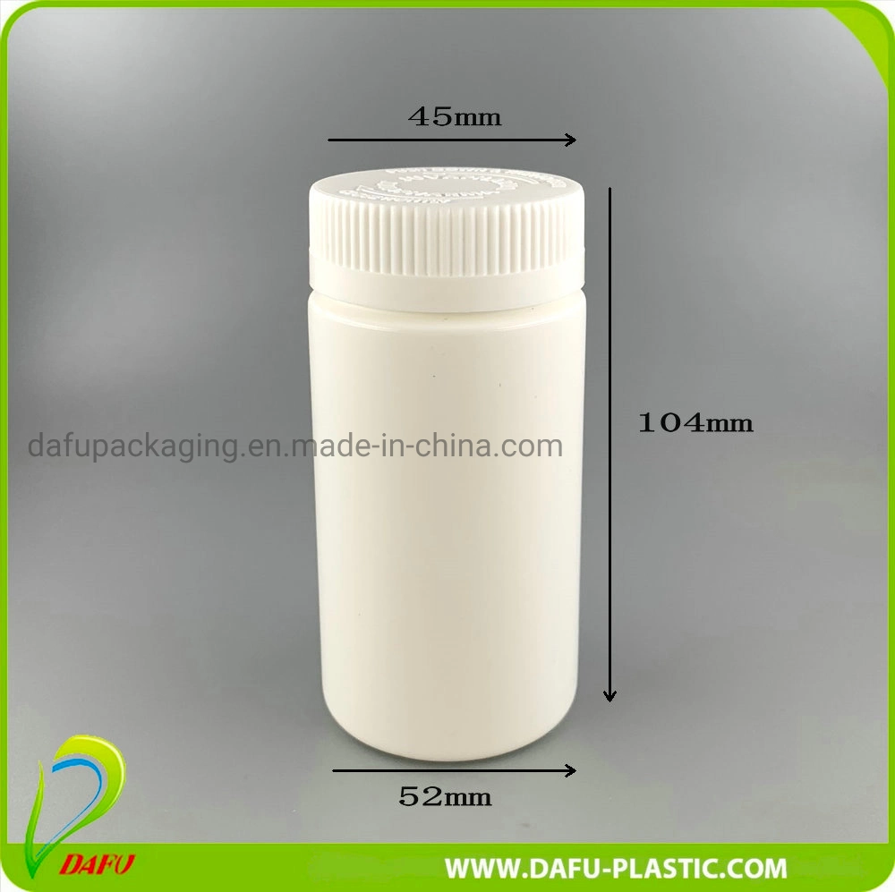 Food Packaging 150ml HDPE Chewing Gum Candy Plastic Vitamin Bottle