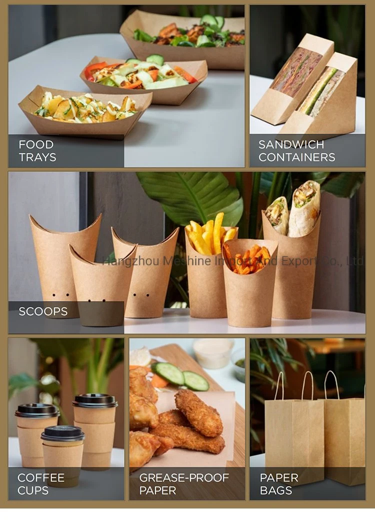 Custom Printed Take Away Lunch Box Container/ Salad Soup Bowl / Kraft Paper Food Packaging Boxes