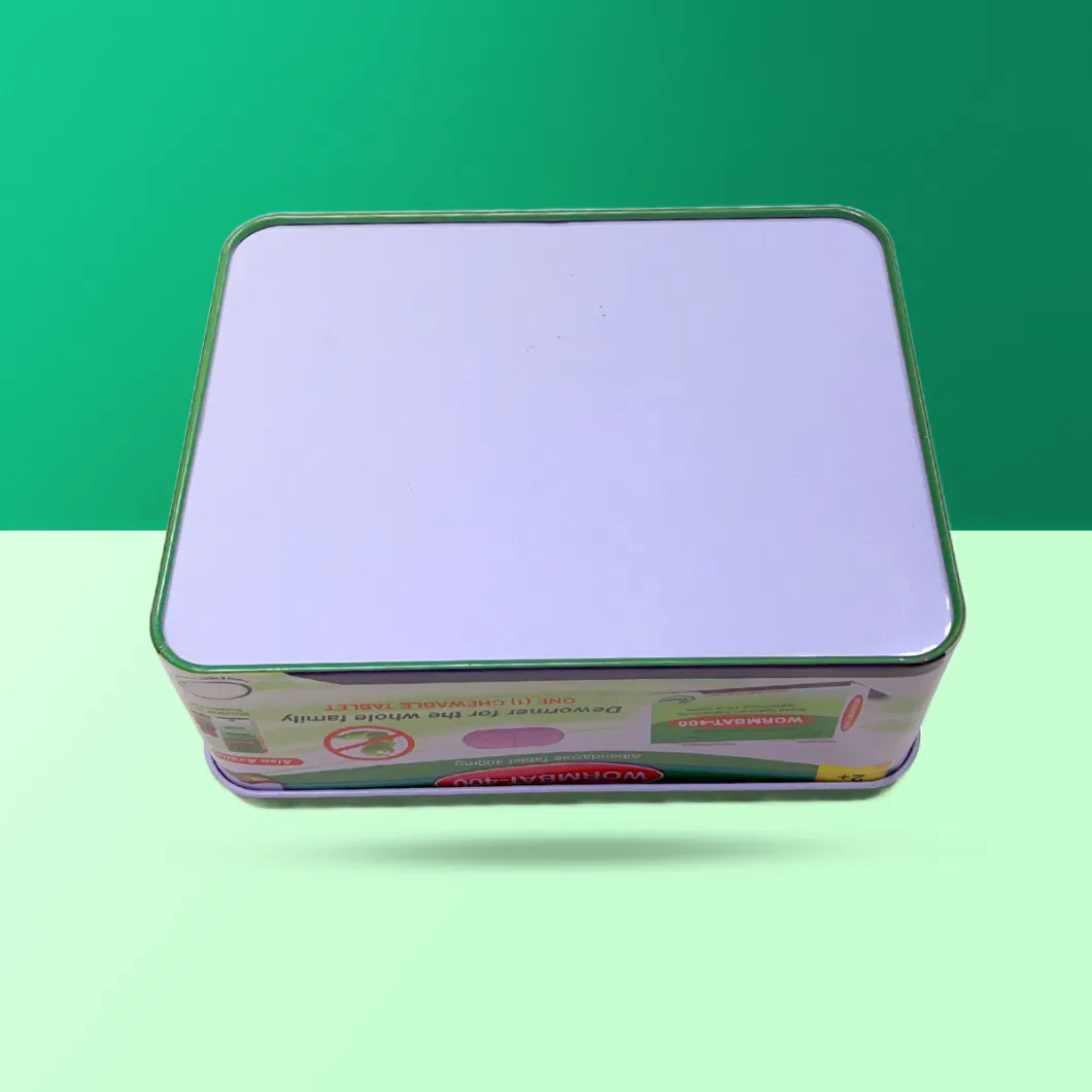 Square Tinplate Box Candy Gift Packaging Food Tin Box