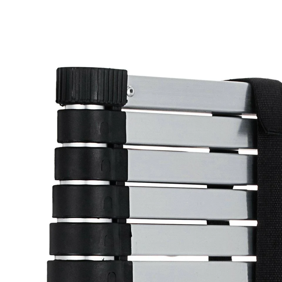 New Design Black Color 3.2m/10.5FT Aluminium Telescopic Ladder