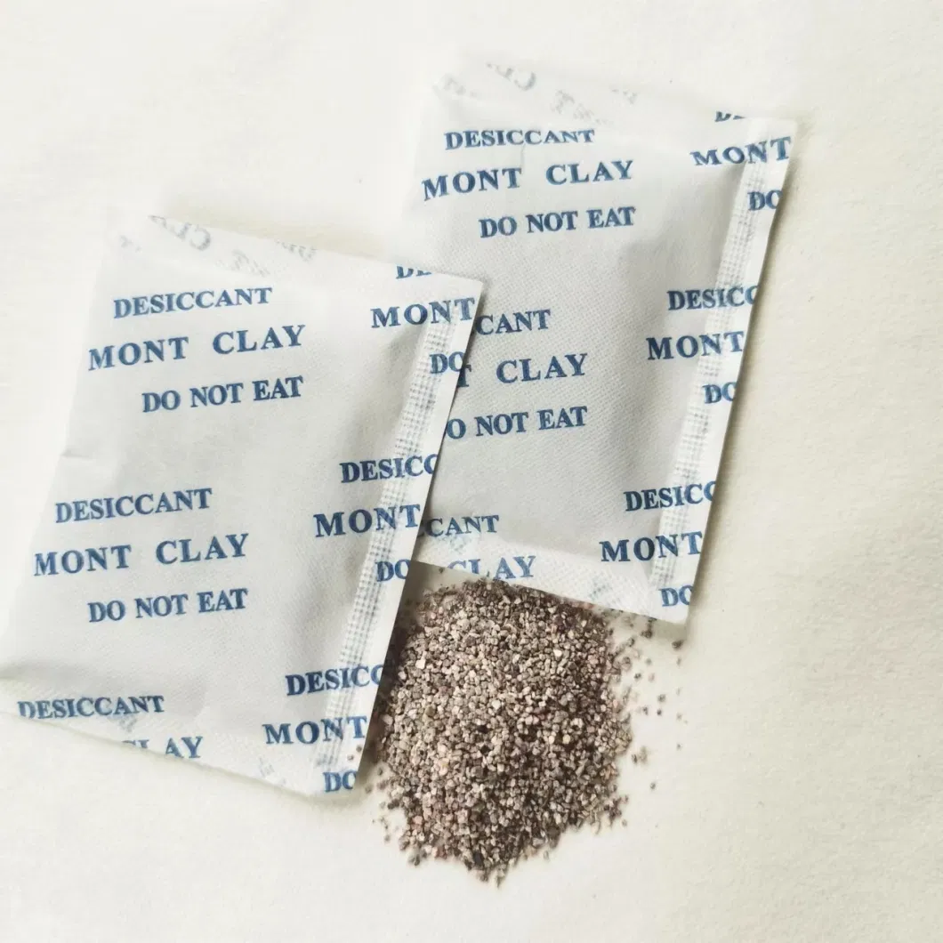 Back Sealed Kraft 4 Units Montmorillonite Desiccant for Leather/Case/Shoes/Garment