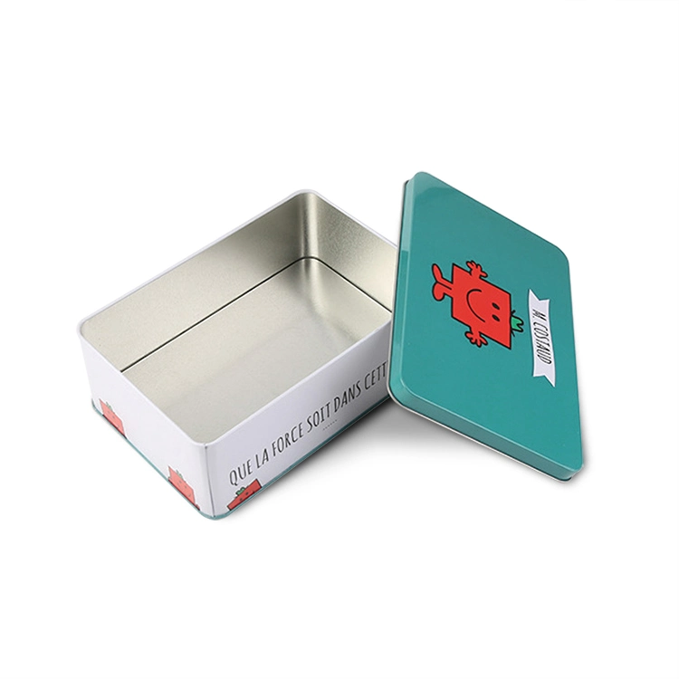 Customizable Chocolate Candy Square Tin Box Metal Gift Box for Food