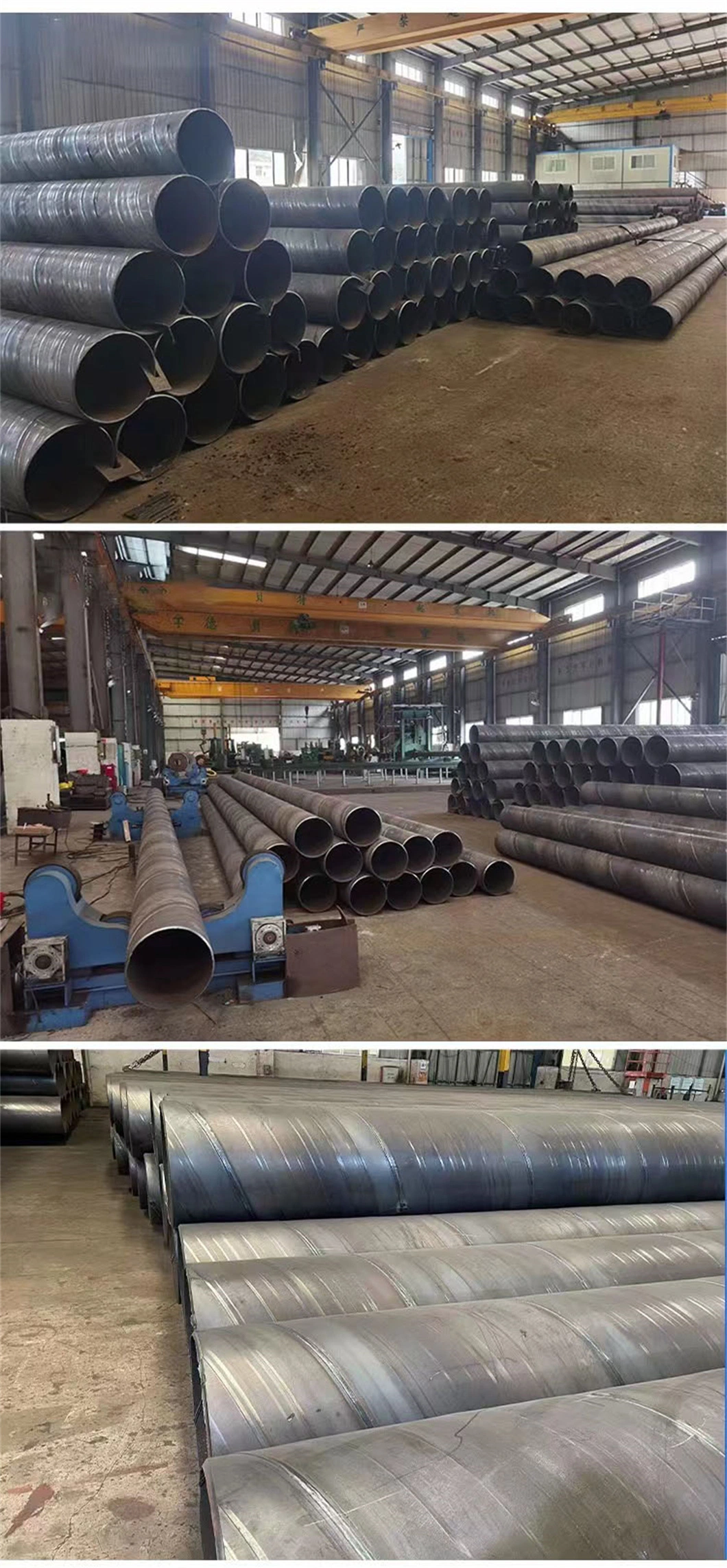 Spiral Welded Steel Pipe Large Diameter Steel Pipe 762 mm API 5L X42 Steel Line Pipe