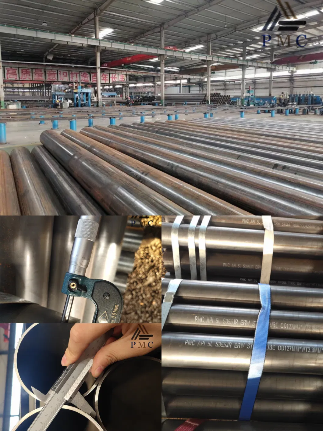 Q235A Q235C Q235B 16mn 20# Q345 ERW Hfw Welded Steel Pipes.