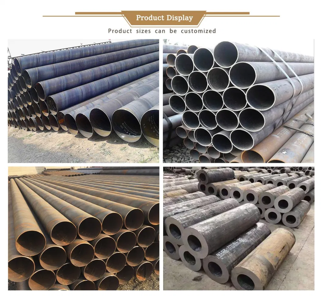 St37 St52 Sch40 Sch80 ASTM A106 SAE 1020 1045 AISI 4140 Cold Drawn Mild Carbon Alloy Seamless Steel Pipe