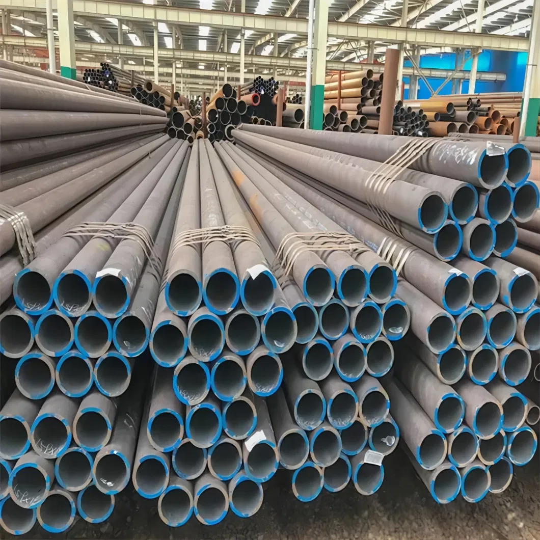 Hot Rolled Steel Pipe Price 4119 15CrMo Stc42 12CD4 12crmov 13crmo4-4 1.7335 Sfvaf12 Black Round Carbon Seamless Steel Pipe Tube