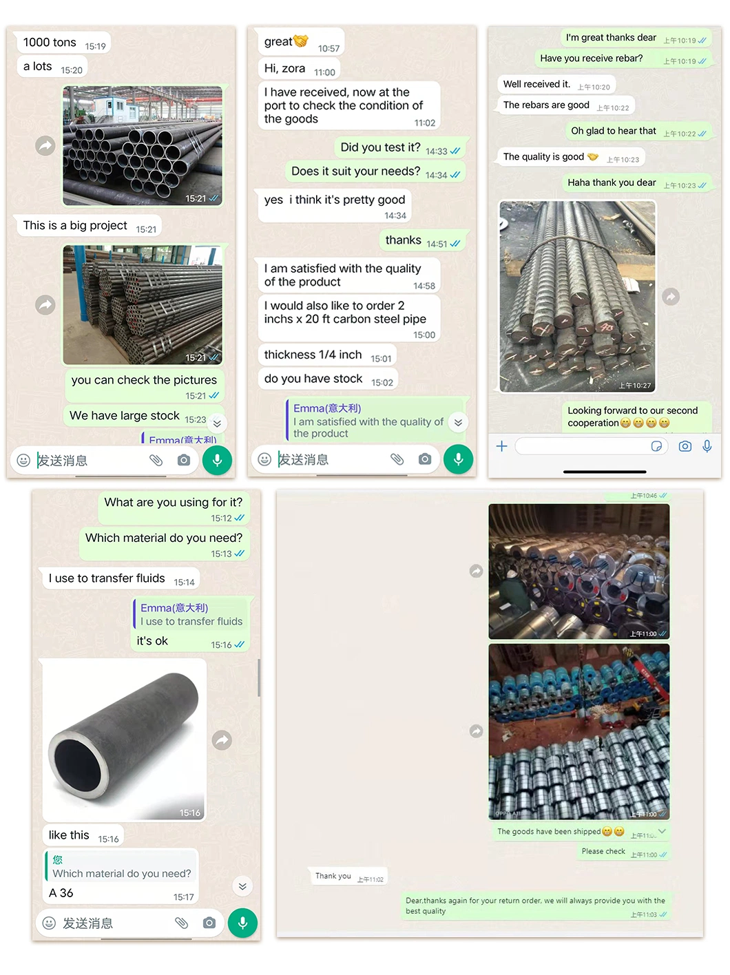 ASTM A53 API 5L 10# Round Black Seamless Round Carbon Steel Tube Price Pipe