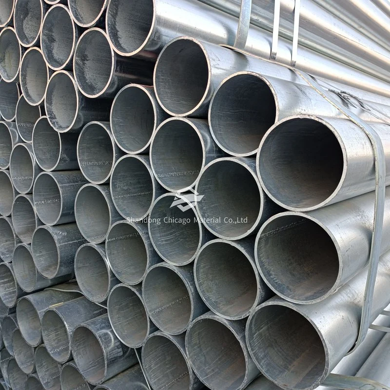 Excellent Value BS1387 S235 S275 S355 ASTM A53 Grade A Grade B Gi Pipe Round Seamless ERW Carbon Pre Hot DIP Galvanized Steel Tube Pipe for Sale