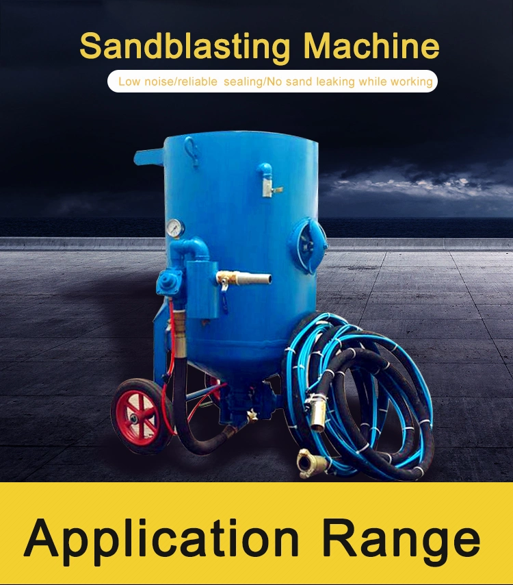 Water Sandblaser Pot Dust Less Sandblaster Portable Pressure Blasting Machine