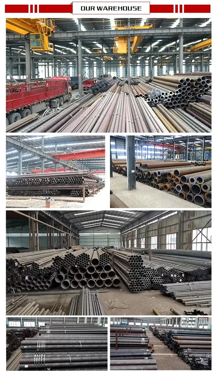 Sch40 Hot Rolled Carbon Alloy Seamless Steel Pipe for Oil Gas Pipeline Construction