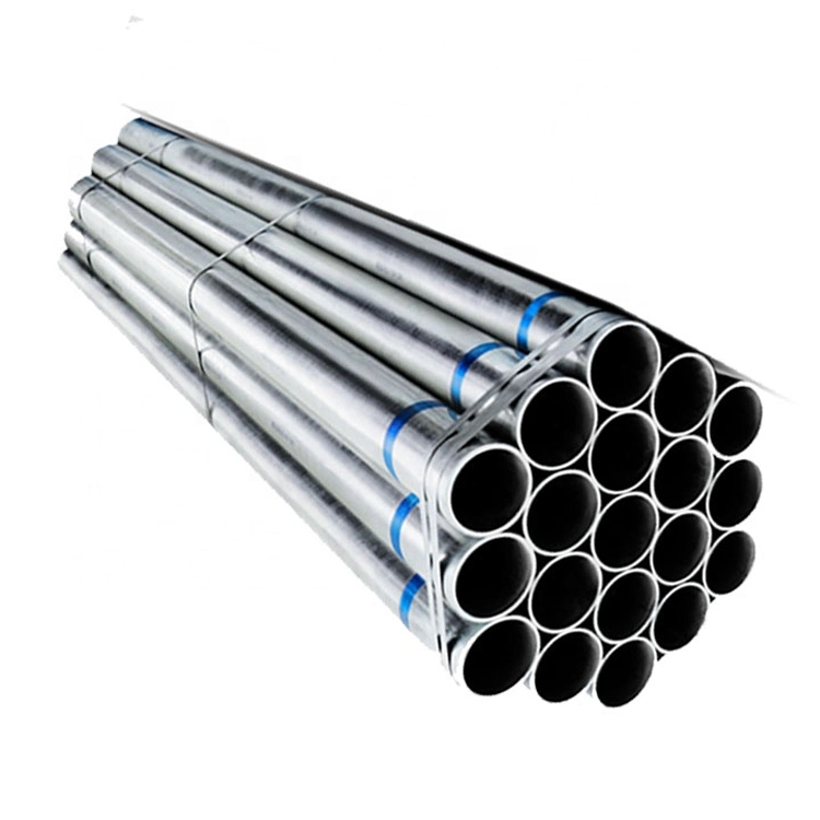 Hot-Dipped Galvanized Iron Alloy Tube Zinc Coating Steel Round Pipe