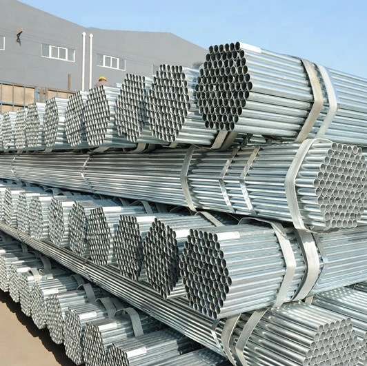 High Quality ERW Welded Tfco Tianjin, China Steel Zinc Coating Pre-Galvanized Tube Pipe