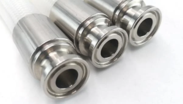 Stainless Steel Sanitary Quick Loading High Temperature Resistant Exhaust Pipe for Pump