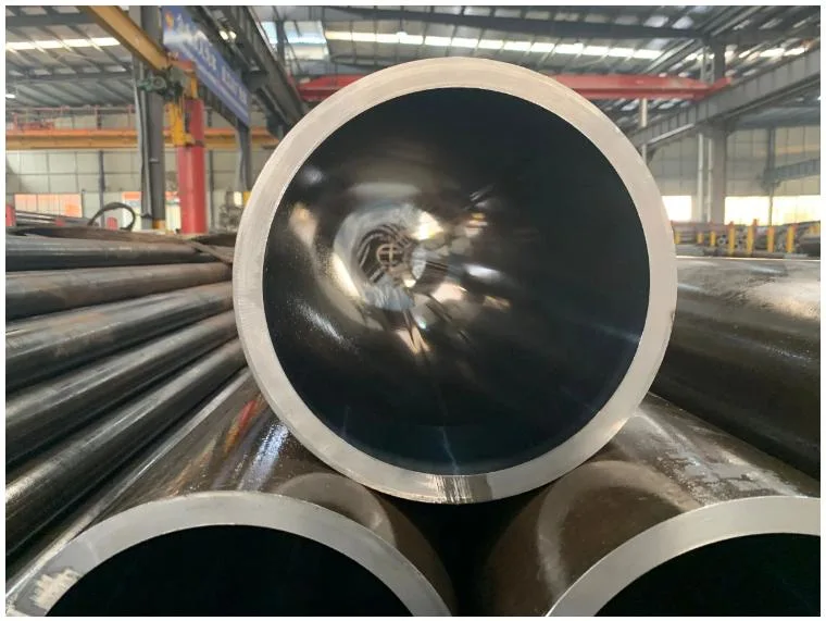 DIN1629 St52 E355 ASTM A210 27simn 40cr Alloy Seamless Honed Steel Pipe