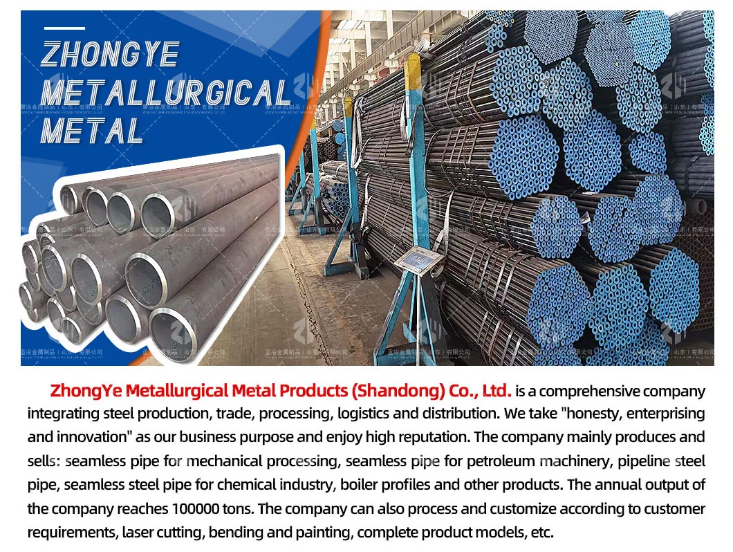 Cold-Deformed ASTM/En/JIS/DIN/GOST Alloy Round/Square Hexagon/Special-Shaped Carbon Seamless Steel Pipe