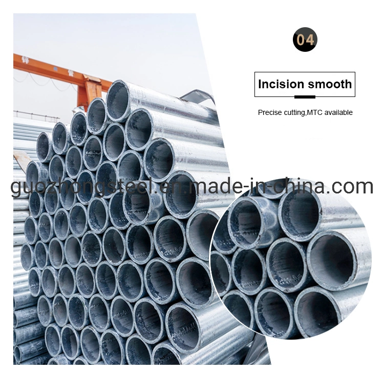 Low Temperature API 5L A106b/A53/A333 Gr. 6 100mm Diameter Galvanized Steel Pipe