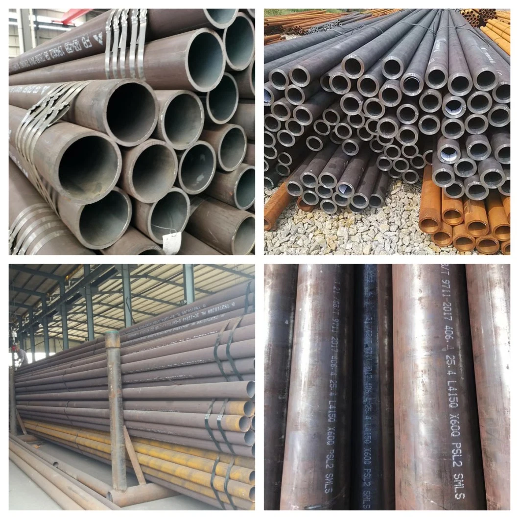 ASTM L245 L360 A53 API 5L Line Pipe Steel Pipe Seamless Line Pipe for 0il Gas Pipe High Pressure Boiler Hot Rolled Cold Drawn Hot Expanded Carbon