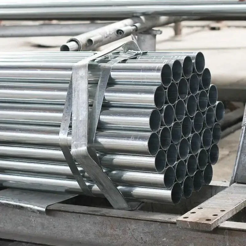 Hot Dipped Q195 Q235 Q345 Seamless or Welded Round Cold Rolled Steel Pipe Galvanized Steel Tube Galvanized Steel Pipe for Scaffolding