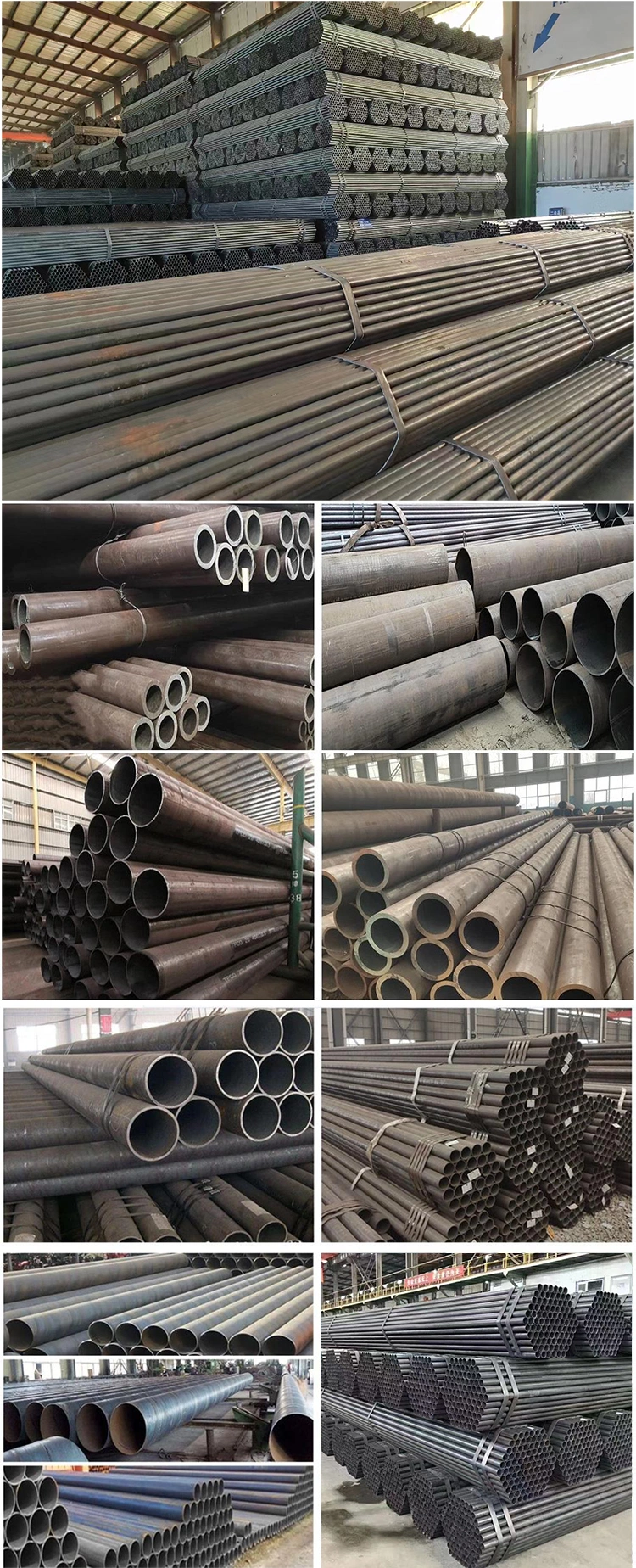 Galvanized/Carbon Weld Seamless Tube Pipe Price for Building Materials