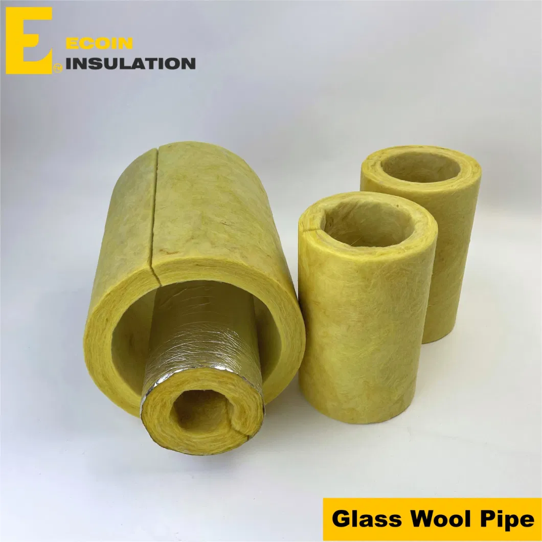 High Temperature Boiler Insulation Material Glass Wool Pipes Price