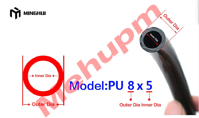 PU Multi-Color Polyurethane Plastic Pneumatic