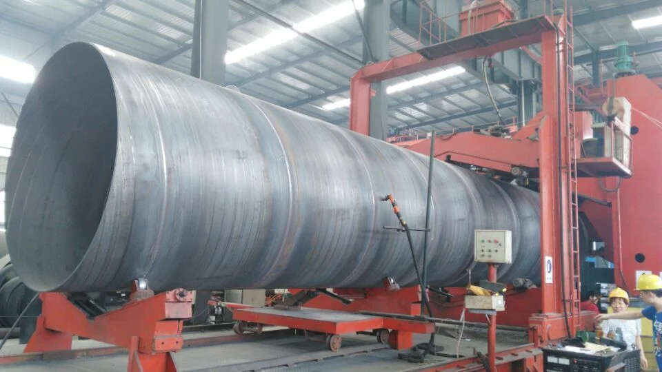 X52 Penstocks Project Diameter 300mm to 3500mm Seamless/ ERW Spiral Welded / Alloy Galvanized/Rhs Hollow Section Spiral Welded Steel Pipe SSAW Pipe