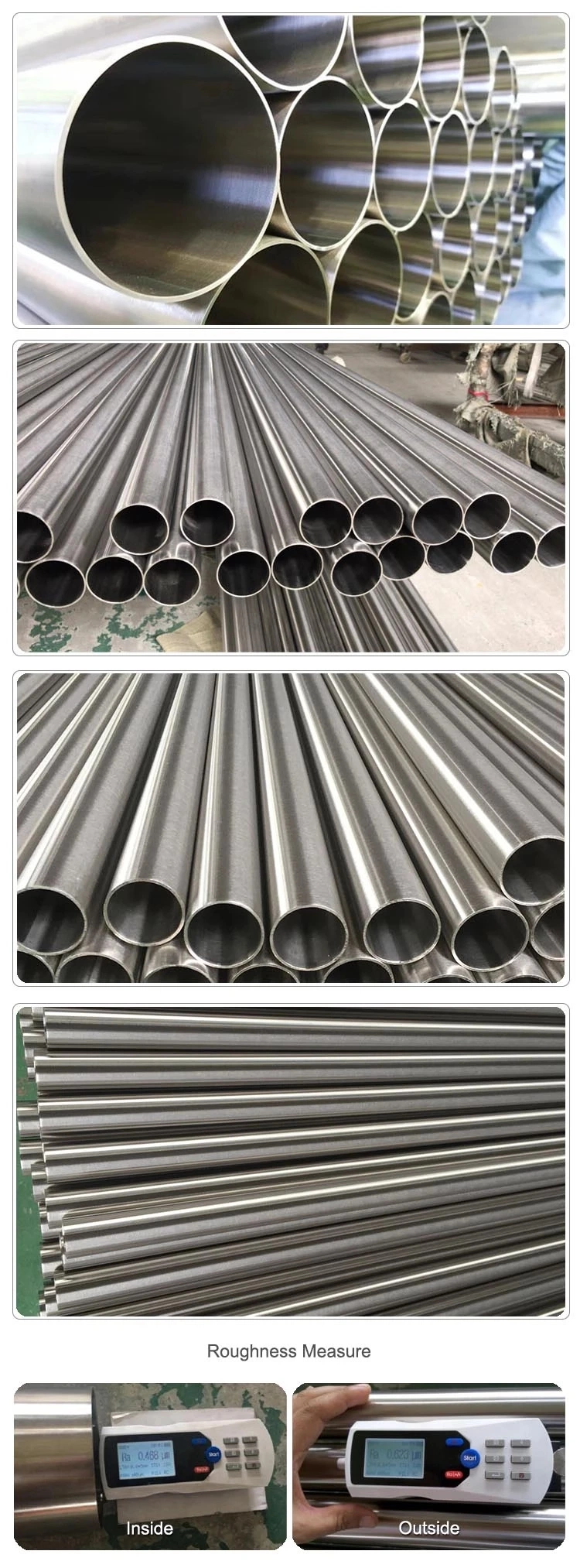 AISI SUS Ss 201 / 202 / 304 / 304L / 316 / 316L / 310S / 410 / 420 / 430 / 904L / 2205 / 2507 Stainless Steel Welded / Seamless Tube Pipe Price Factory