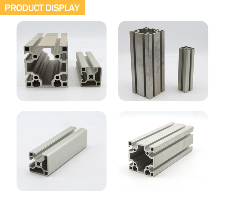 Industrial Assembly Line Aluminum Profile Aluminum Alloy Fence Frame Aluminum Alloy Square Pipe Aluminum Round Pipe