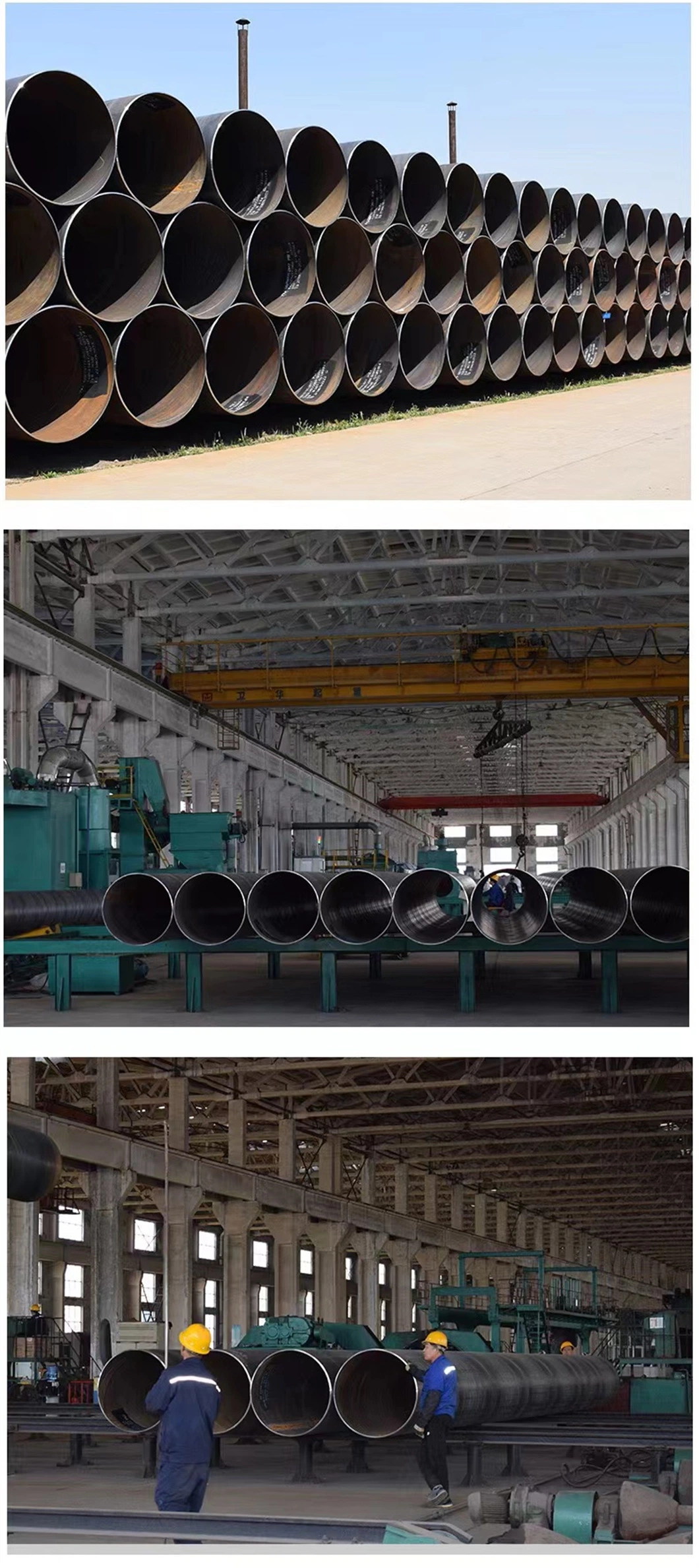 Spiral Welded Steel Pipe Large Diameter Steel Pipe 762 mm API 5L X42 Steel Line Pipe