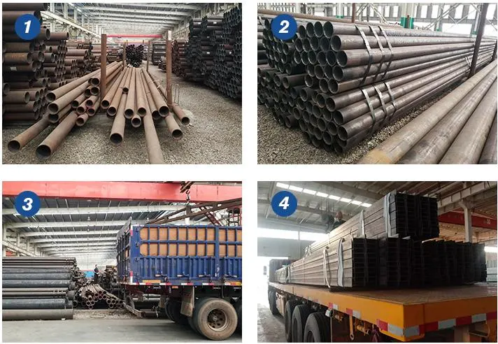 Golden Supplier Mild Carbon Steel Pipe Q235 X52 X56 Q345b 15crmog Welded Carbon Steel Pipe Seamless Steel Pipe Stainless Steel Pipes for Decoration Pipes