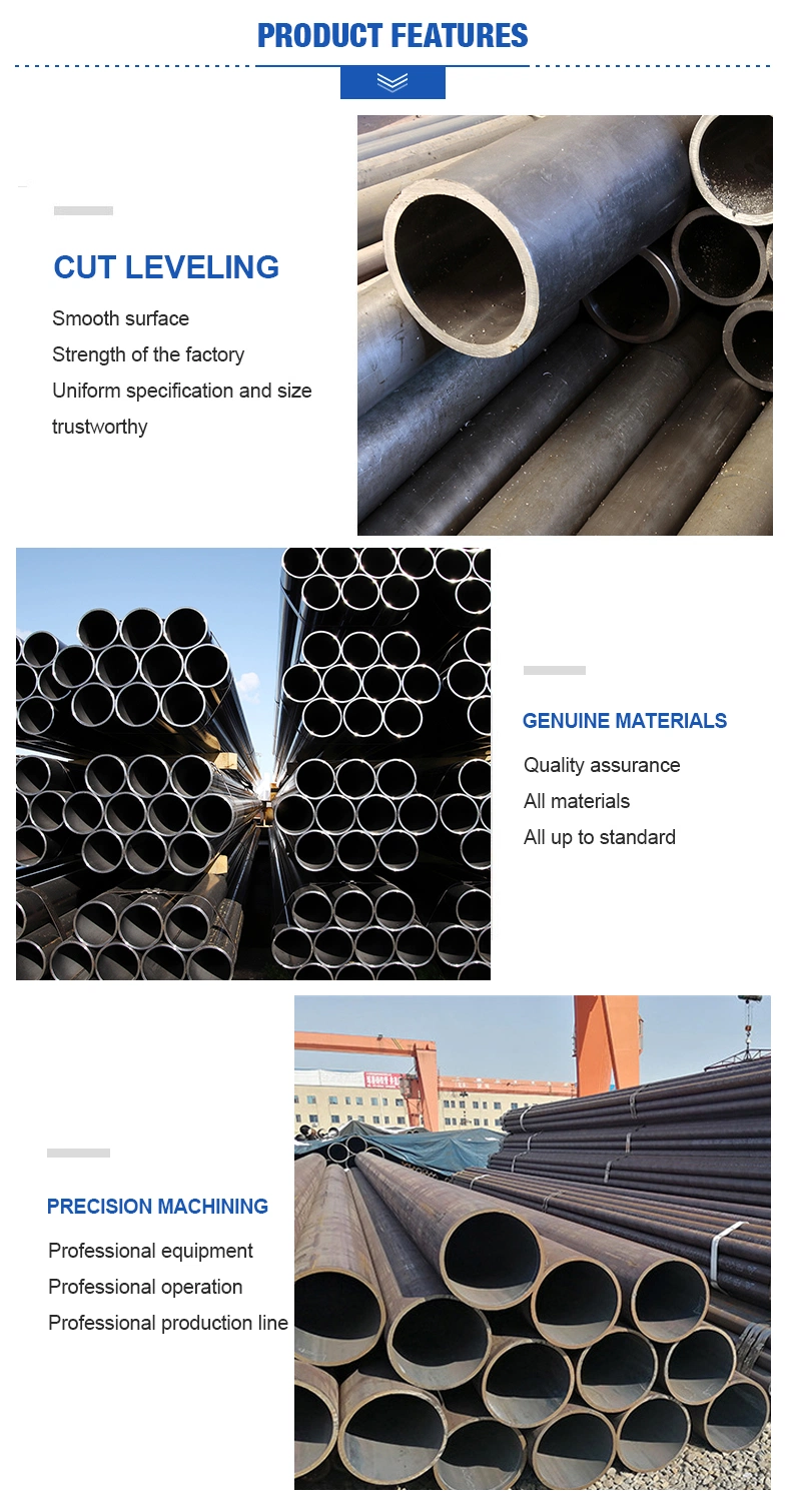 ASTM SA179 S400 Black Coating Alloy Seamless Steel Pipe Wholesale DN200 Std Q345b Seamless Cold Drawn Low-Carbon Steel Pipes for Heat Exchangers and Condensers