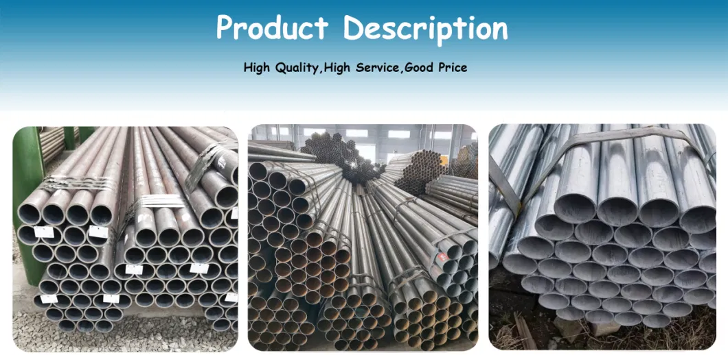 ASTM A333 Gr1 Gr3 Gr6 Seamless Carbon Alloy Steel for Mechanical Pipes