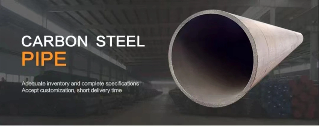 Large Stock Hot Rolled Cold Rolled ASTM A53 API 5L Round Black Seamless Carbon Steel Pipe for Boiler High Quality High Standard Custom Size