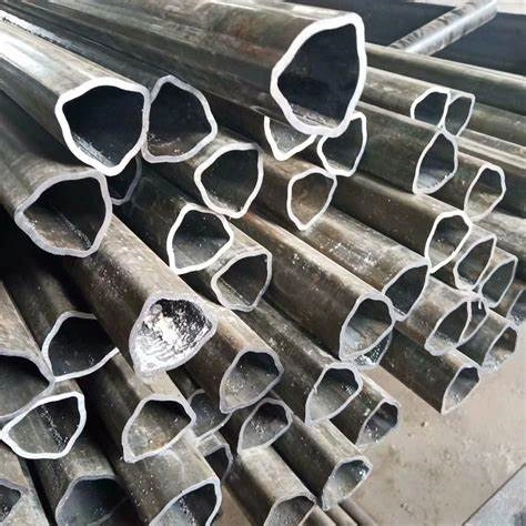 1020 Q355 Carbon Steel Tube SUS304 Stainless Steel Special Shaped Pipe/Hexagon Pentagon Triangle Shapes Pipes for Decoration Project Seamless Shaped Tube/Pipe