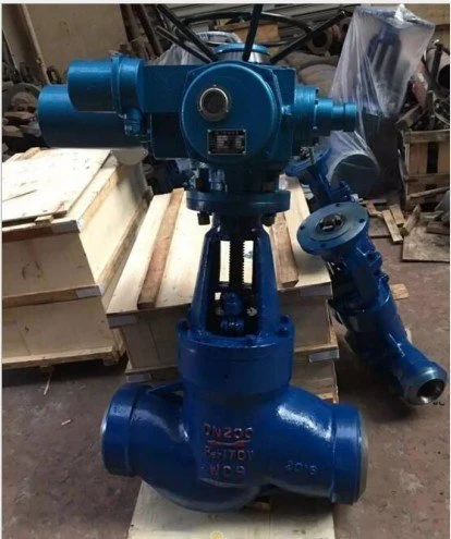 Intelligent all-in-one electric chromium-molybdenum steel globe valve