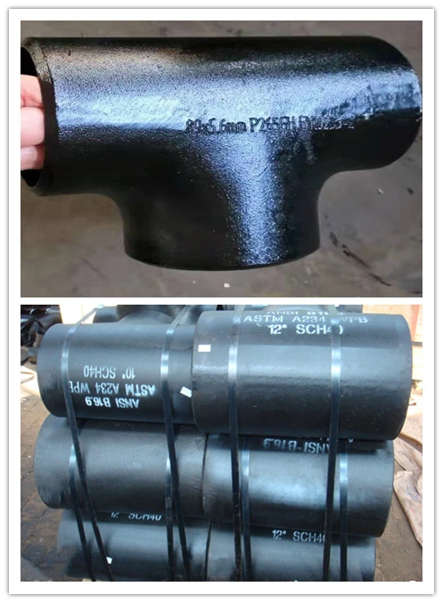 Factory Price Reduced Tee DN 500X10/250X6.3 P355nl1 Welded Carbon Steel Pipe Fitting Reducer Alloy /Carbon Steel Elbow/Tee