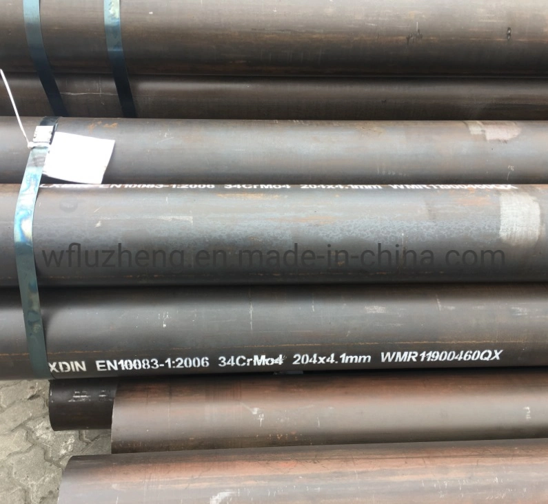 Cylinder Seamless Steel Tubes 34CrMo4 37mn