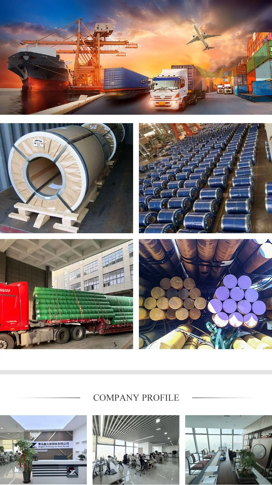 GB, AISI, ASTM, DIN, En, JIS, GOST Stainless Steel Pipe 304L/316L/310S/410/430 Stock Steel Products Cold Rolled Steel