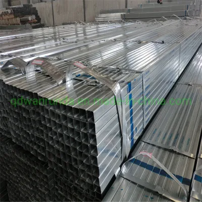 Wrd - 50x50mm tubo de acero galvanizado para tubos decorativos