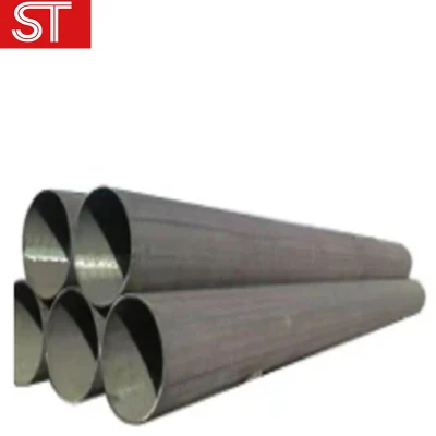 Materiales de construcción laminados en caliente 12crmo carcasa engrasada tubos de intercambiador de calor Tubos de horno aleación tubo de craqueo de petróleo tubo de acero sin costura de carbono